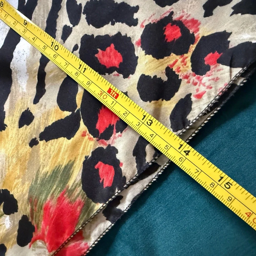 Animal Print Scarf Bundle 2 Pc Patchwork & Leopard‎ Polyester